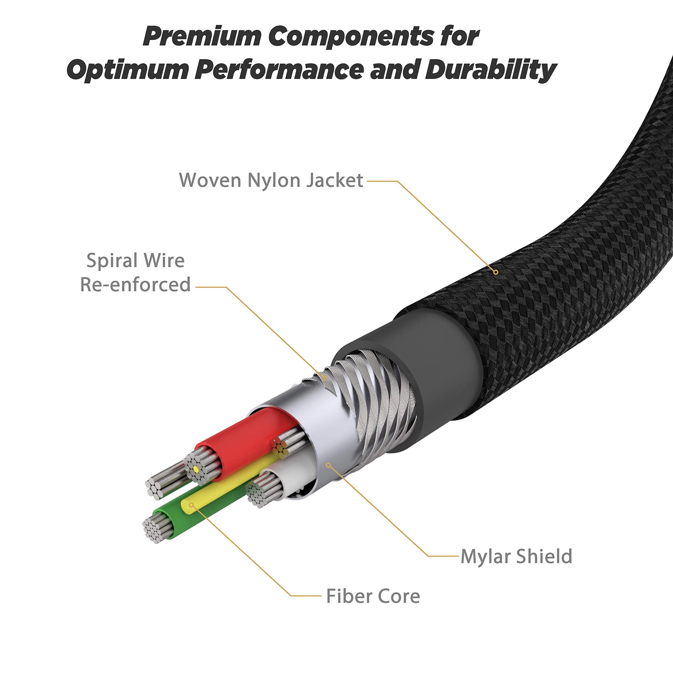 Scosche Ci4B4SR-SP MFi Certified Strikeline Sync Braided Charging Cable for Lightning and USB-C Devices, 4 Feet, Silver - Image 3