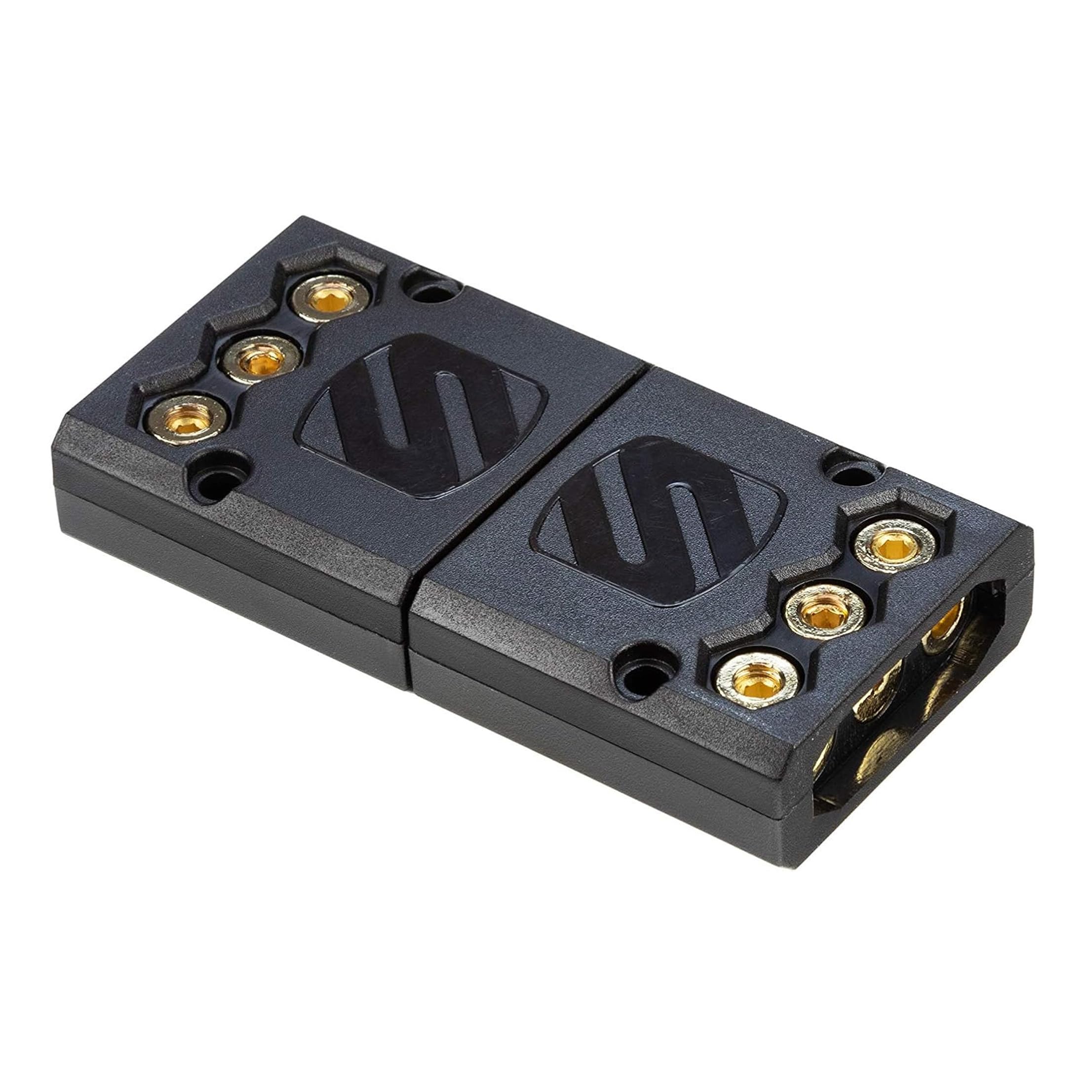 Scosche UAKP Kwik Plug 8-10 AWG Quick Release Power Connector for Amplifiers and Active Bass Enclosures - Fits 8 and 10 Gauge Wire - Quick Disconnect for Power, Ground and Remote - Image 3